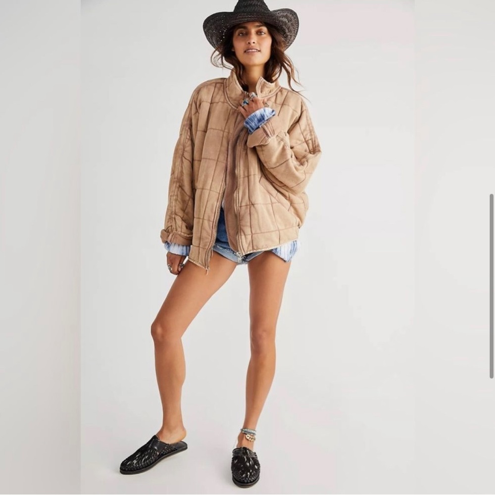 FREE PEOPLE DOLMAN QUILTED JACKET